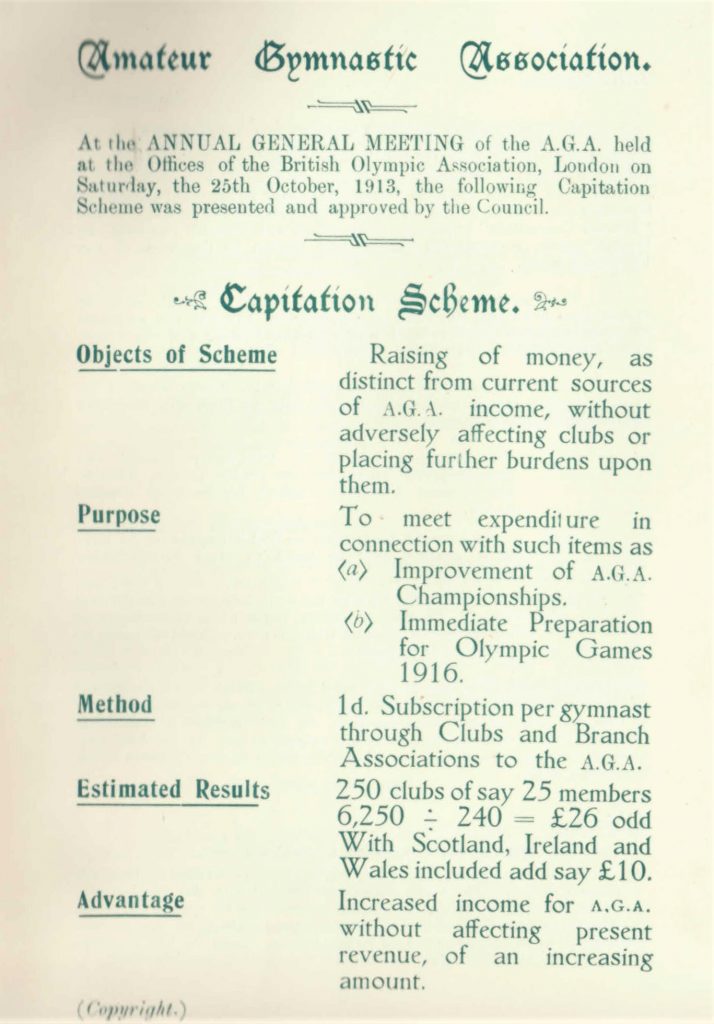 1913 Capitation Scheme