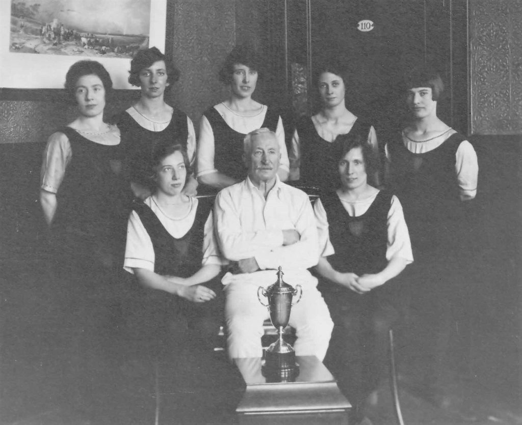 The NPI win the first Women's British Team Championships in 1923