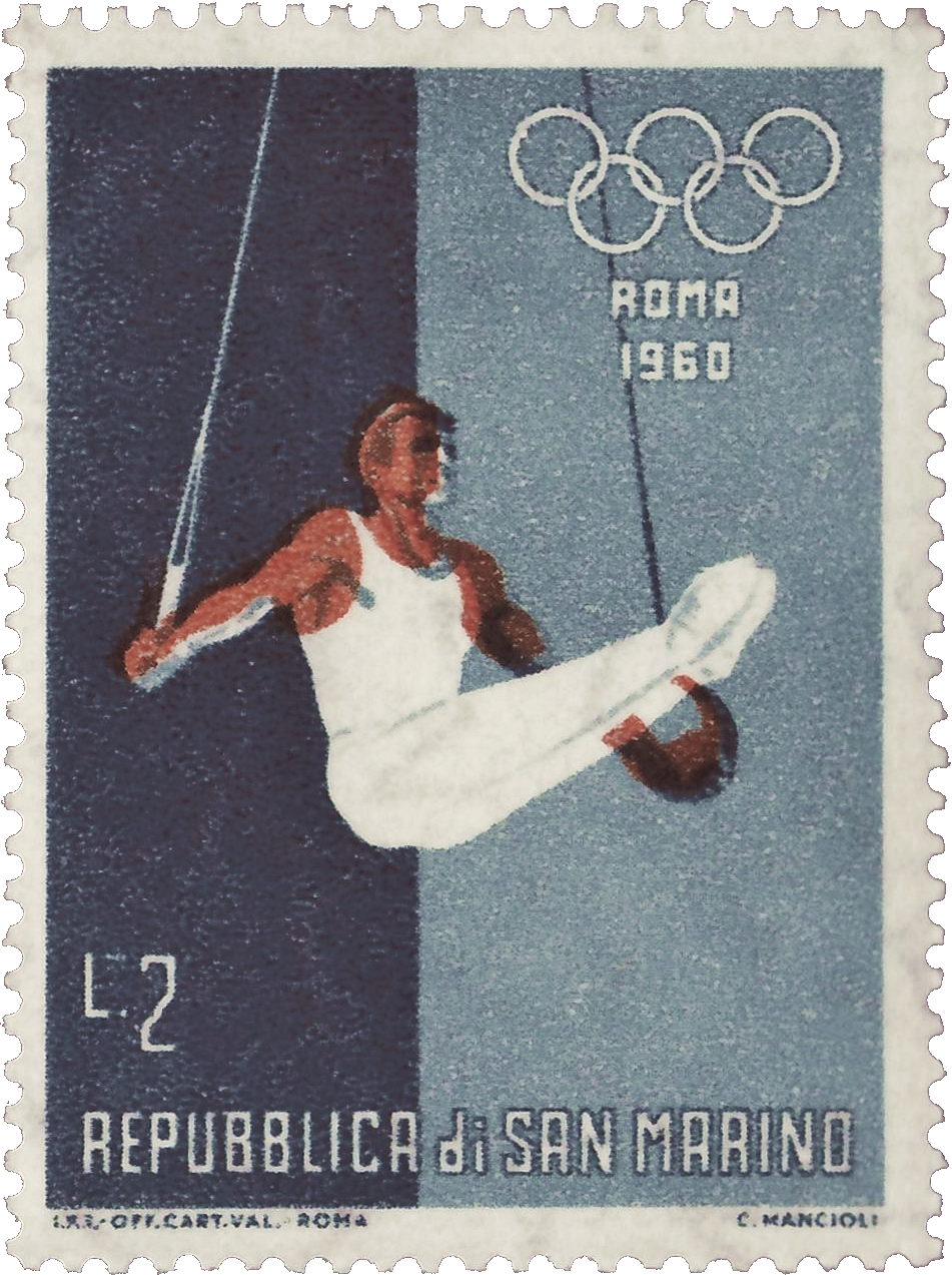 1960 Rome Olympics Stamp